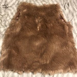 Rue21 Jackets & Coats - Pinky Nude Fur Vesr Rue21 Jackets & Coats - Pinky Nude Fur Vesr